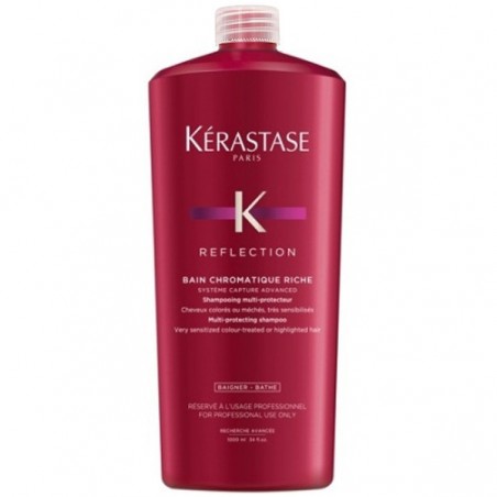 Kerastase Reflection Bain Chromatique Riche Шампунь-ванна для защиты чувствительных окрашенных или осветленных волос 1000 мл