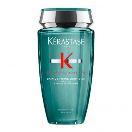 Kerastase Genesis Homme Bain de Force Quotidien Shampoo Ежедневный шампунь 250 мл