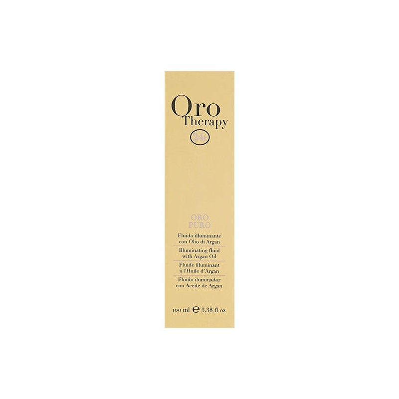Fanola Oro Therapy Fluid Oro Puro Флюид для реконструкции поврежденных, сухих волос 100 мл
