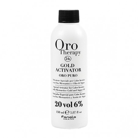 Fanola Oro Therapy Gold Activator Oro Puro 20 Vol 6% Окислитель с микрочастицами золота 6% 150 мл