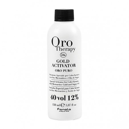 Fanola Oro Therapy Gold Activator Oro Puro 40 Vol 12% Окислитель с микрочастицами золота 12% 150 мл