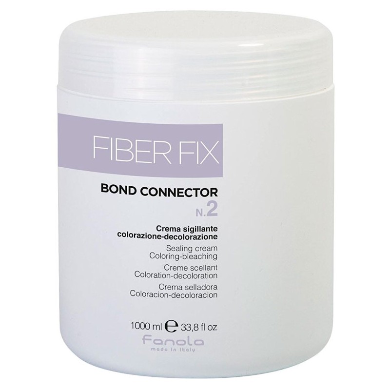 Fanola Fiber Fix Bond Connector №2 Уплотняющий крем после окрашивания или осветления волос 1 л