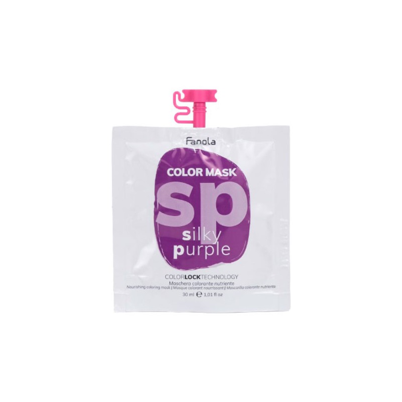 Fanola Color Mask Silky Purple Питательная окрашивающая маска для волос "Фиолетовая" 30 мл