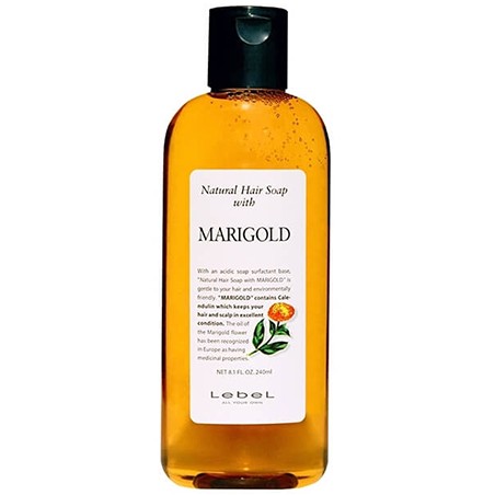 Lebel Natural Hair Soap With Marigold Шампунь для жирной кожи головы с экстрактом календулы 240 мл