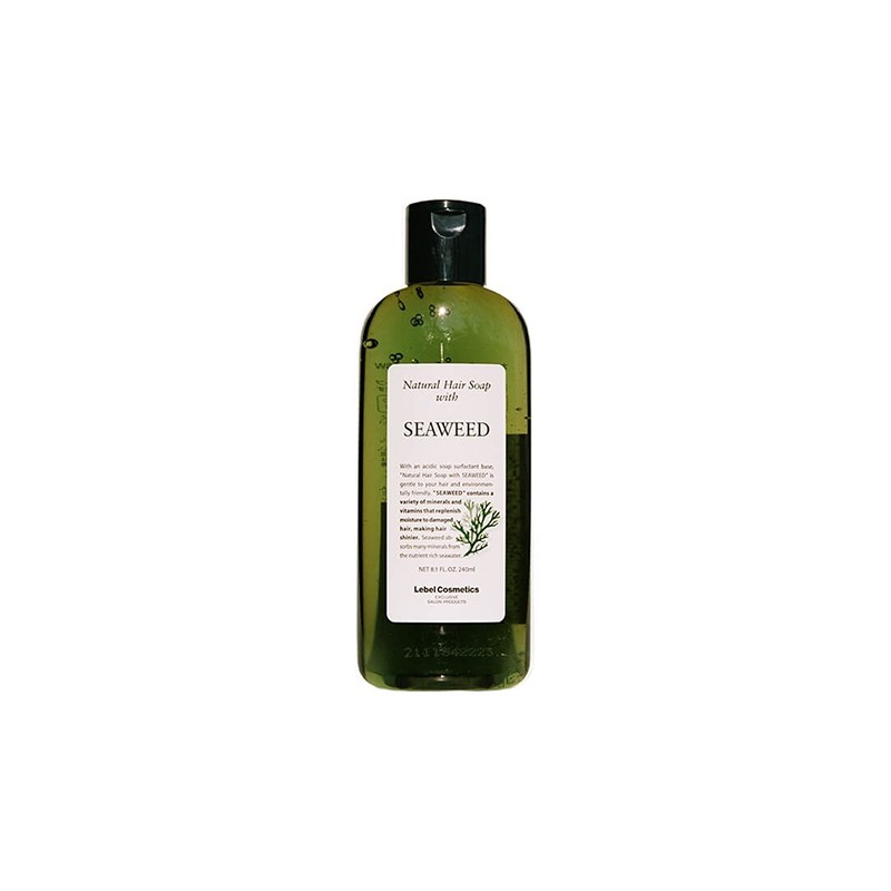 Lebel Natural Hair Soap With Seaweed Шампунь для нормальных и слабо повреждённых волос с экстрактом морских водорослей 240 мл