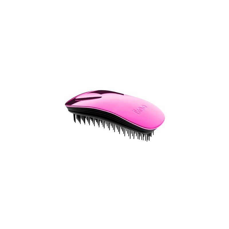 Ikoo Home Brush Pink Metallic Edition Black Body Расческа Цвет: Розовый с черным