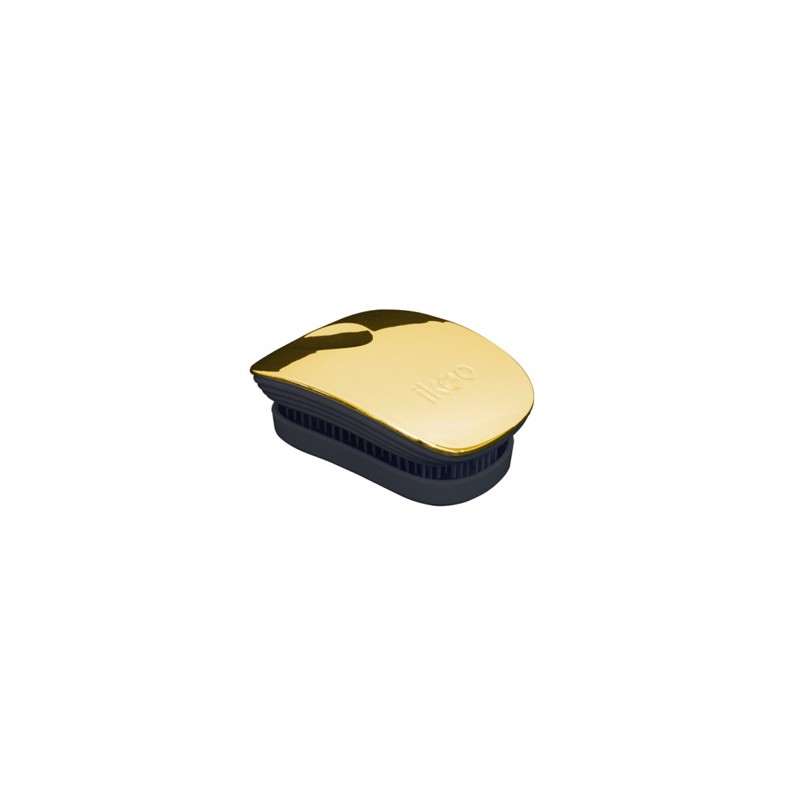 Ikoo Pocket Brush Gold Metallic Edition Black Body Компактная расческа Цвет: Золотой с черным