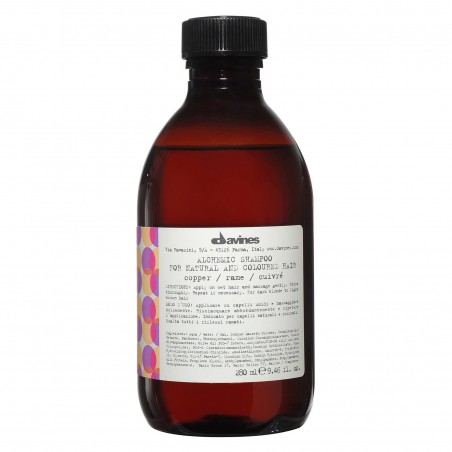 Davines Alchemic Shampoo for Natural and Coloured Hair Cooper Шампунь для натуральных и окрашенных волос (медный) 280 мл