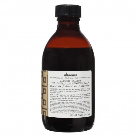 Davines Alchemic Shampoo Natural and Coloured Hair Chocolate Шампунь для натуральных и окрашенных волос (шоколадный) 280 мл