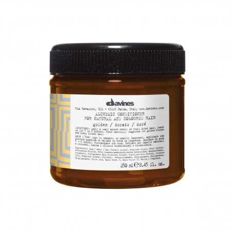 Davines Alchemic Conditioner Natural and Coloured Hair Golden Кондиционер для натуральных и окрашенных волос (золотой) 250 мл