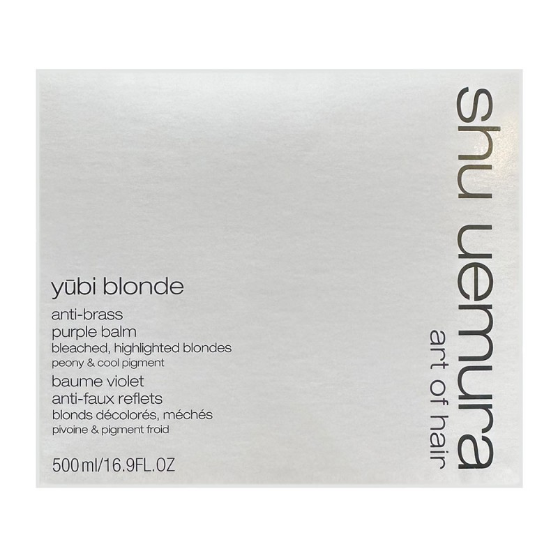 Shu Uemura Yubi Blonde Anti-Brass Purple Hair Mask Сиреневая маска для блондинок 500 мл