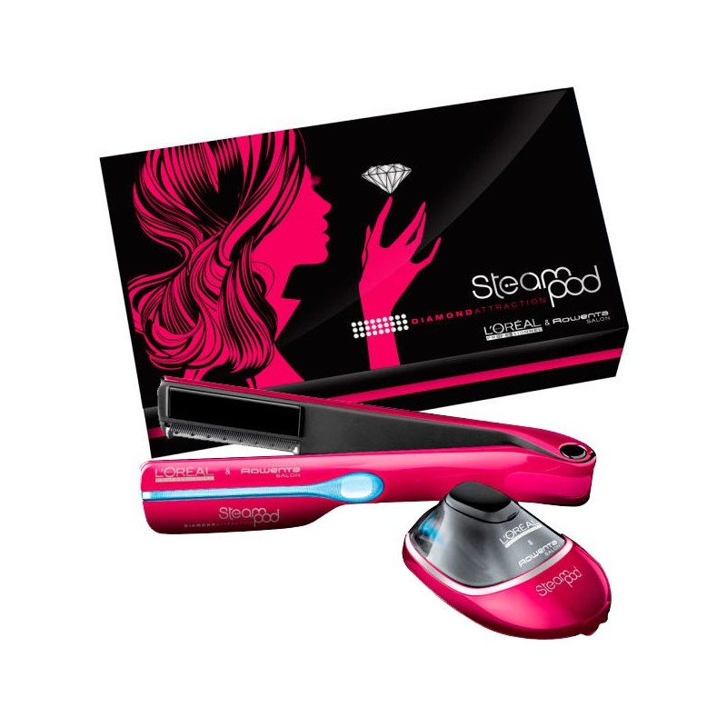 SteamPod L'Oreal Limited Edition Pink Паровой утюжок SteamPod для домашнего использования *Лимитированная версия