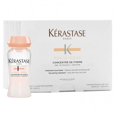 Kerastase Fusio-Dose Concentre De Forme Уход для мгновенного восстановления и питания кудрявых и вьющихся волос 10 х 12 мл